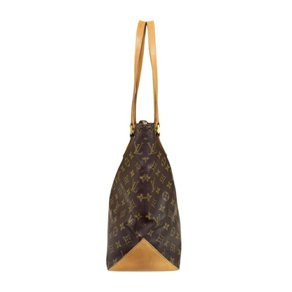 LOUIS VUITTON Authentic Brown Monogram Canvas Tote Bag - Picture 4 of 11